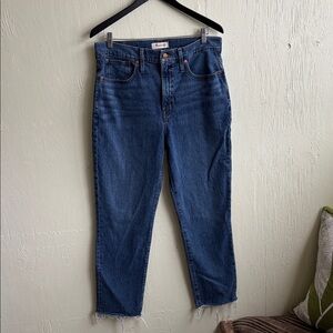 NWOT Madewell The Perfect Vintage Jean in Earlside Wash: Raw-Hem Edition